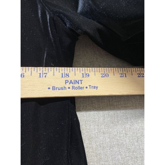 Crimson Womens Maxi Long Evening Gown Dress & Jacket Size 8 Velvet Black Beaded - Picture 13 of 16